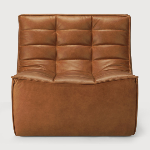 Skórzany fotel N701 Old Saddle Ethnicraft