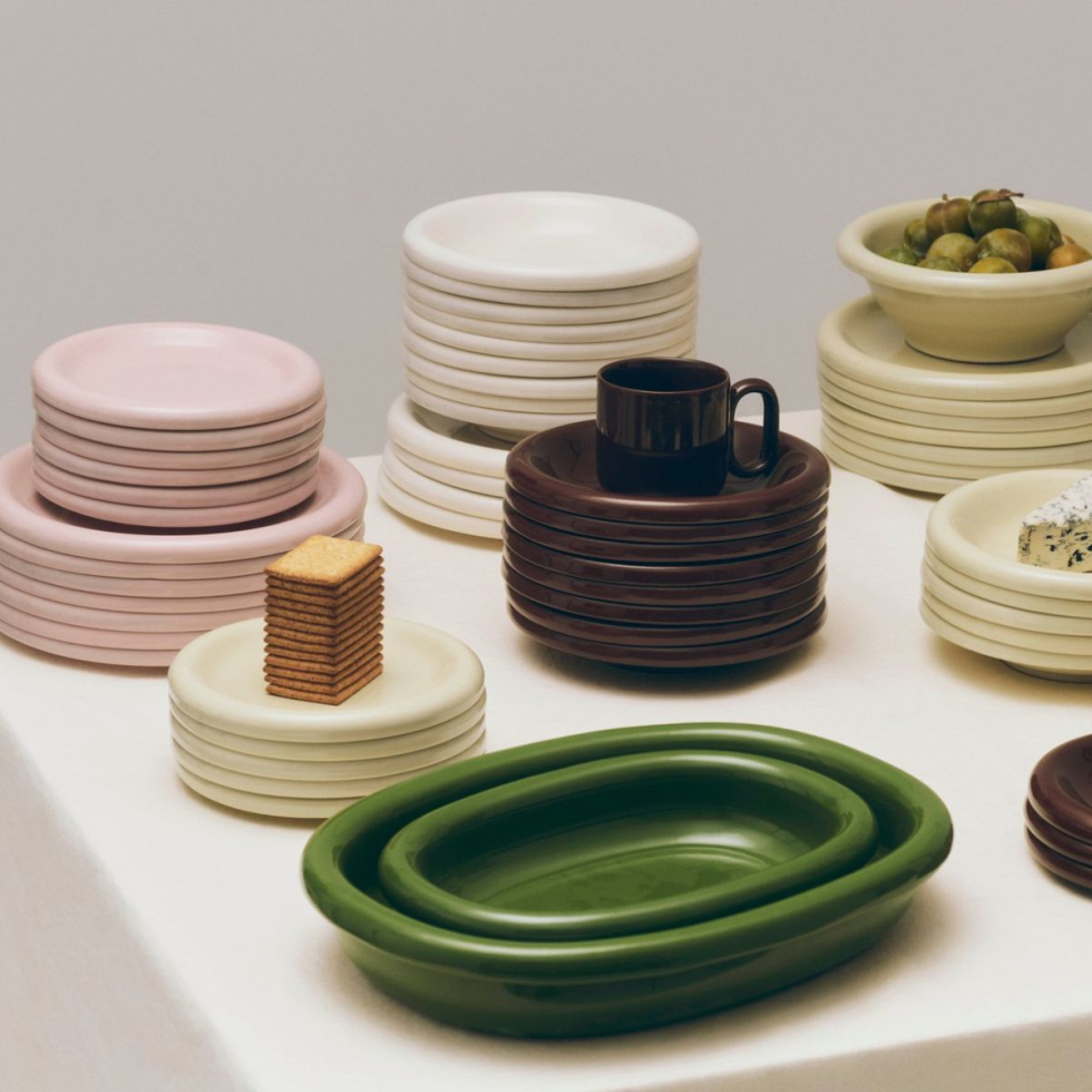 Zestaw 2 talerzy Barro Pistachio