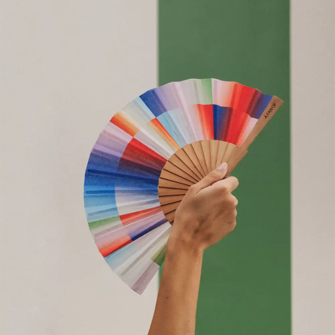 Wachlarz Mini Rainbow Spin