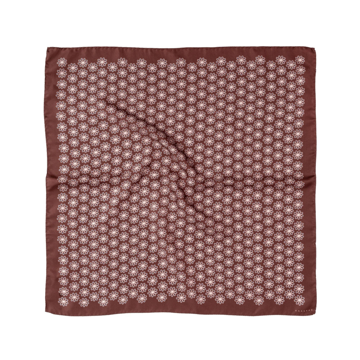 Apaszka jedwabna Chestnust Brown