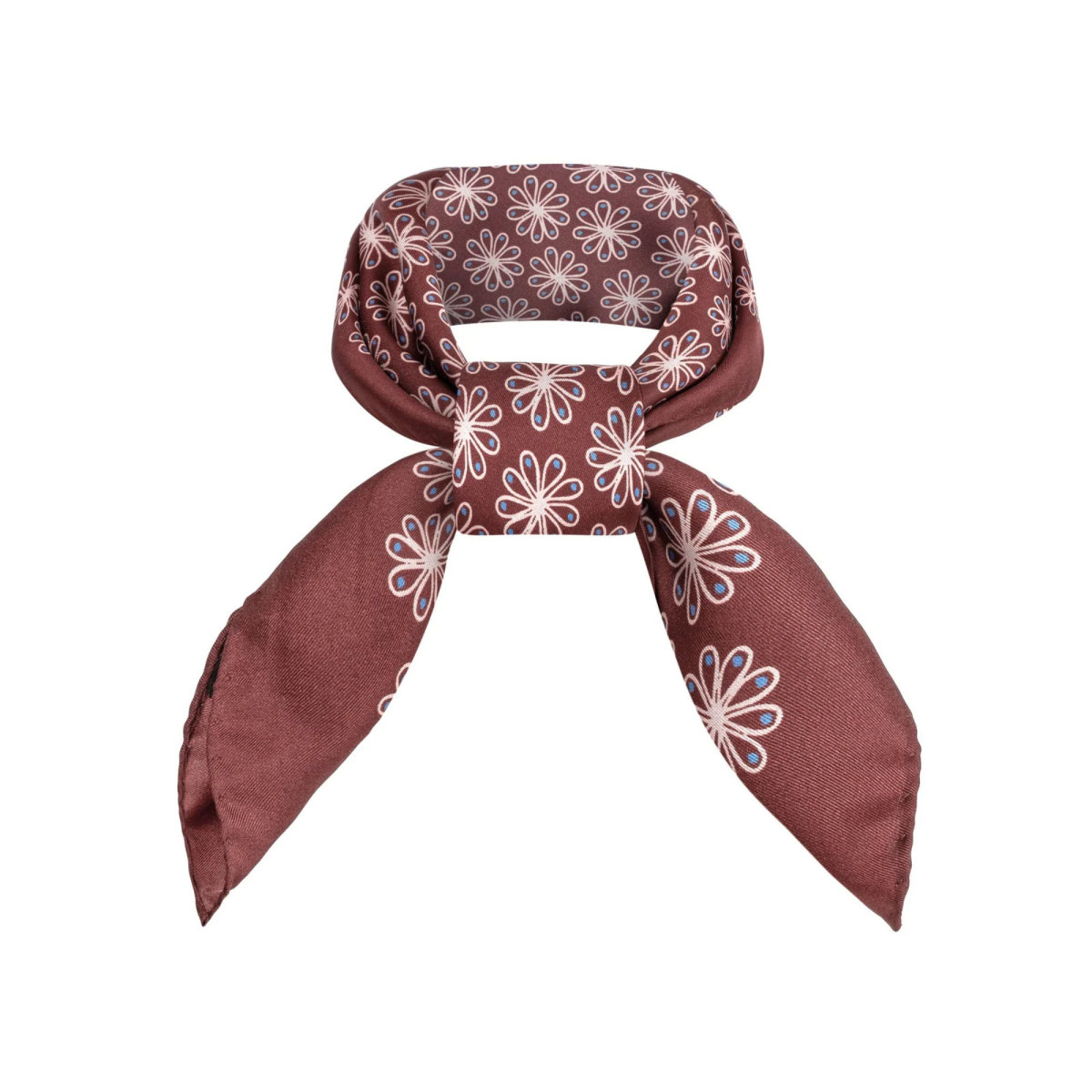 Apaszka jedwabna Chestnust Brown