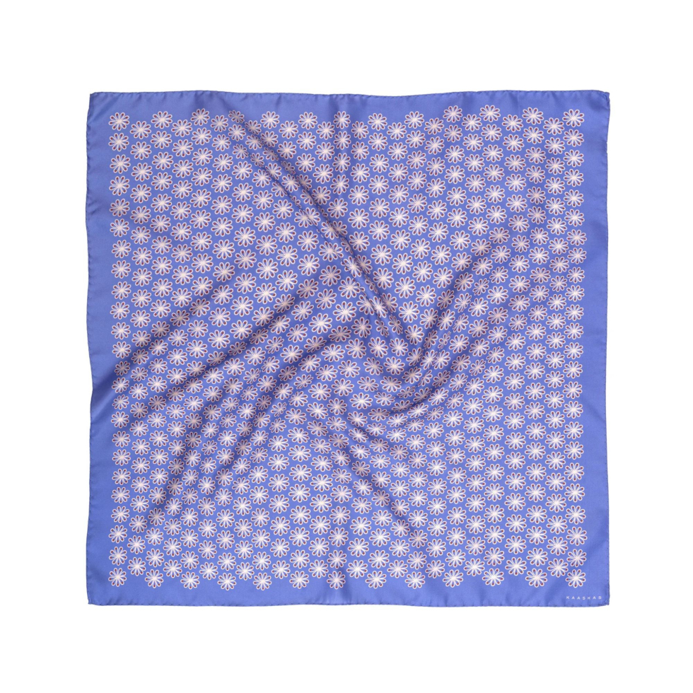 Apaszka jedwabna Peri Blue