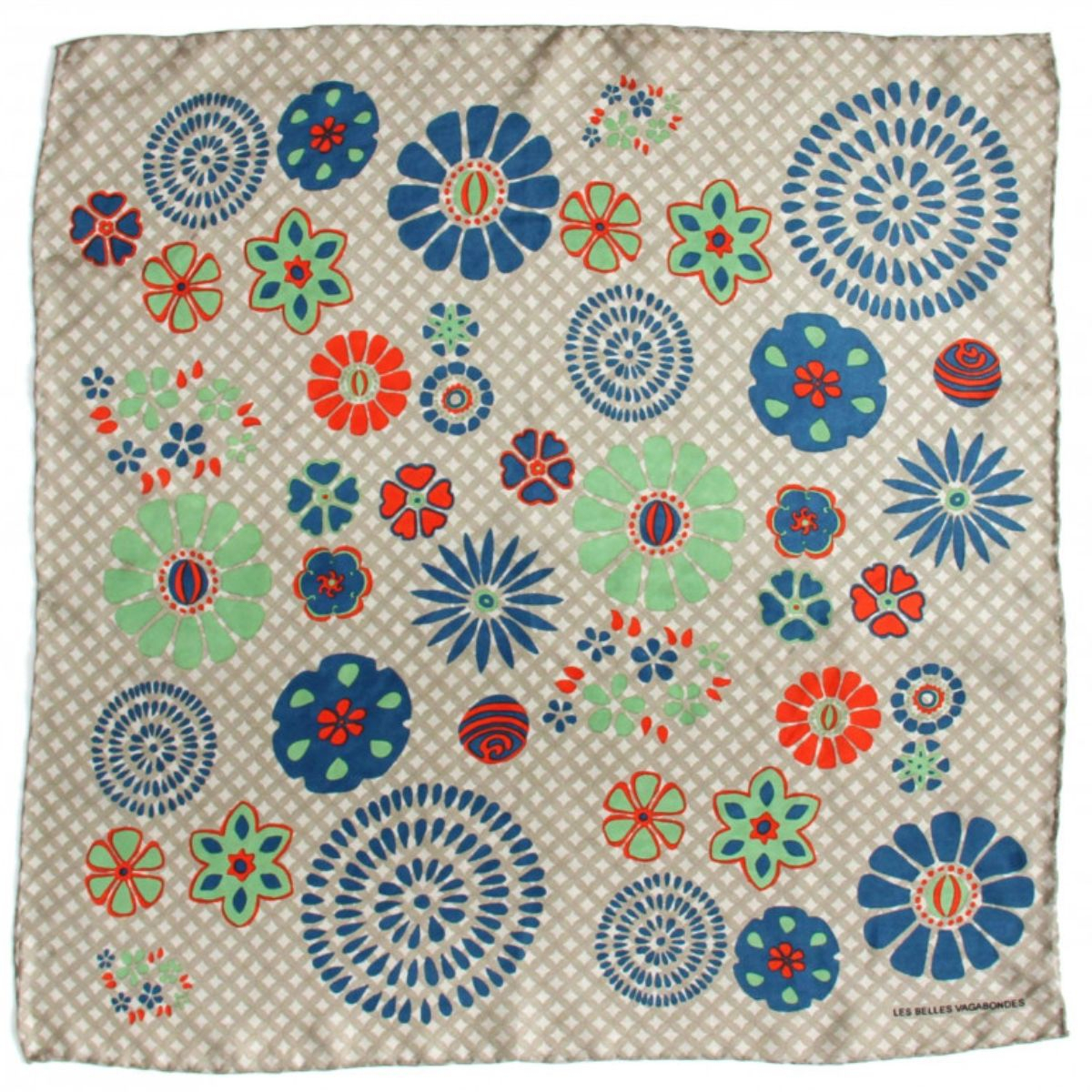 Apaszka jedwabna Mini Shippo Beige