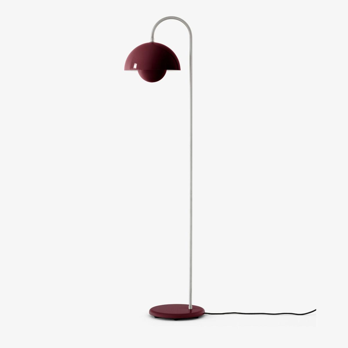 Lampa podłgowa Flowerpot VP12 Dark Plum