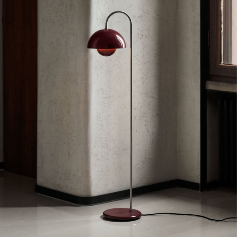 Lampa podłgowa Flowerpot VP12 Dark Plum