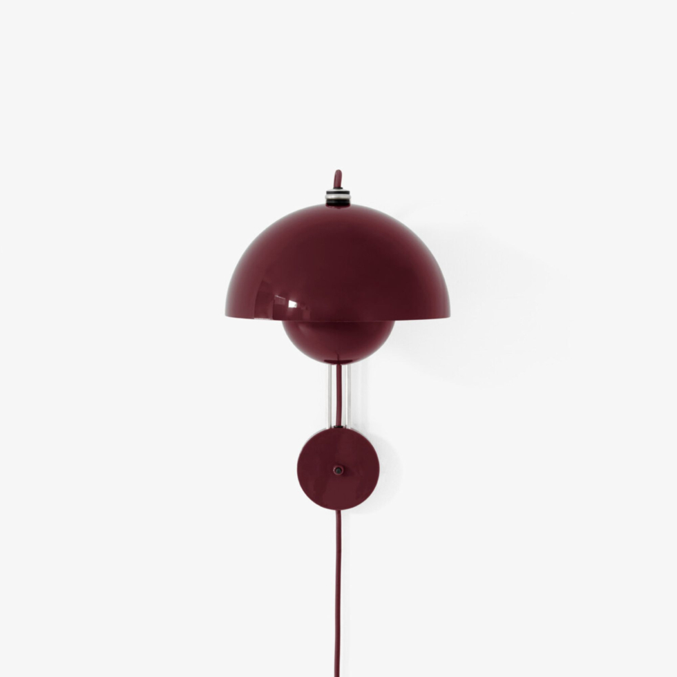Lampa ścienna Flowerpot VP8 Dark Plum