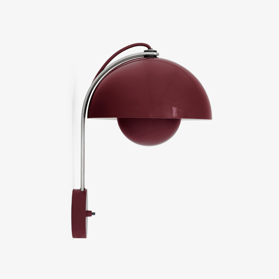 Lampa ścienna Flowerpot VP8 Dark Plum