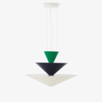 Lampa wisząca Gio LN15 Signal Green, Deep Blue & Ecru White &Tradition