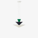 Lampa wisząca Gio LN14 Signal Green, Deep Blue & Ecru White &Tradition