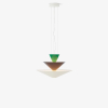 Lampa wisząca Gio LN14 Signal Green, Deep Blue & Ecru White &Tradition