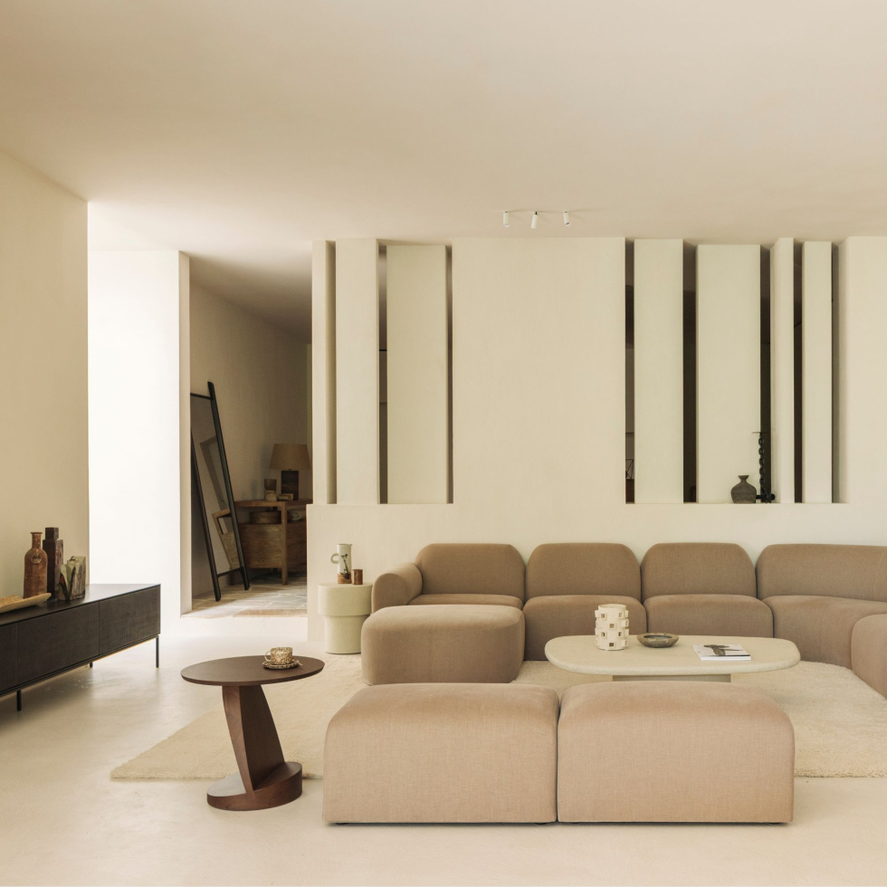 Stolik Oblic Teak brown