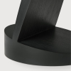 Stolik Oblic Teak black