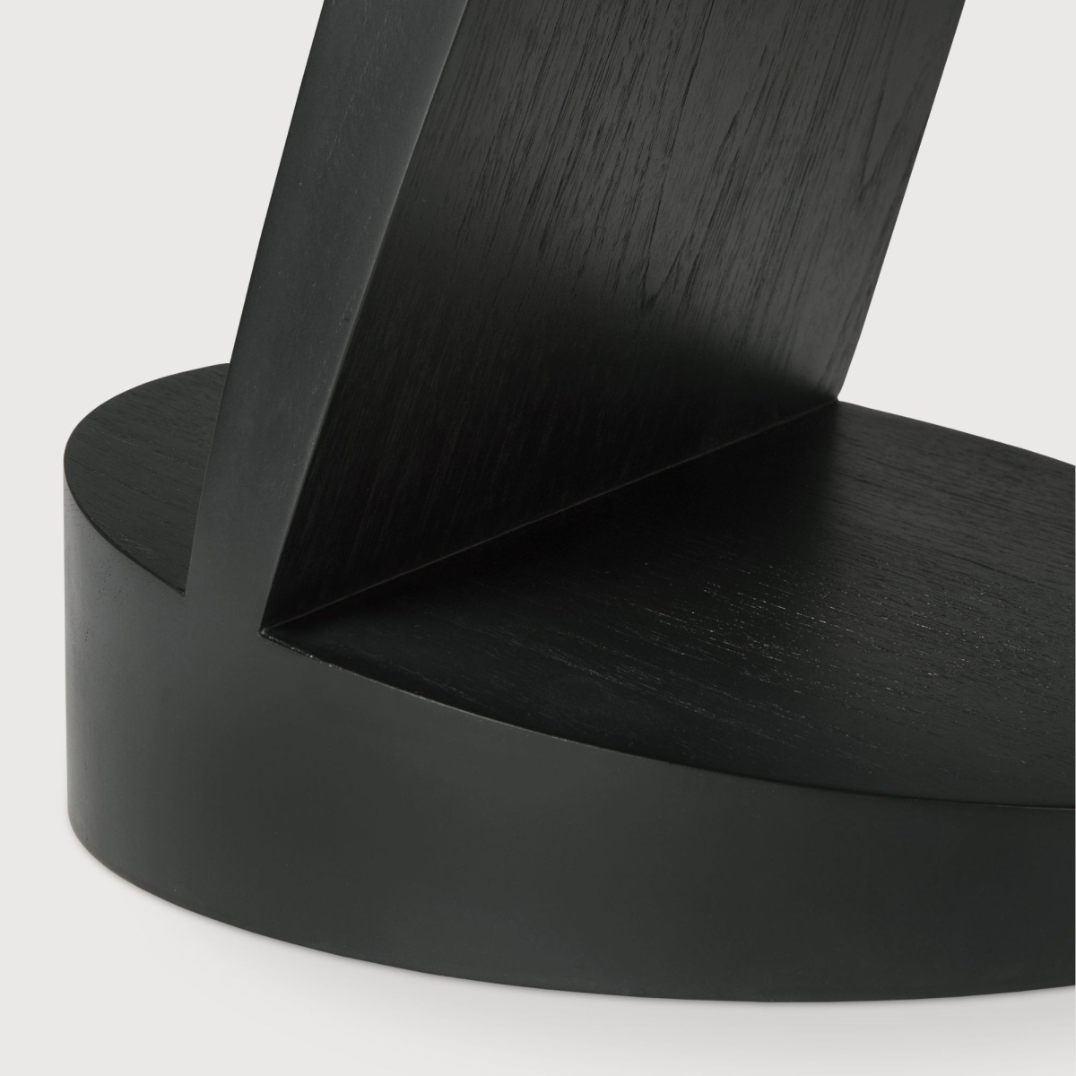 Stolik Oblic Teak black