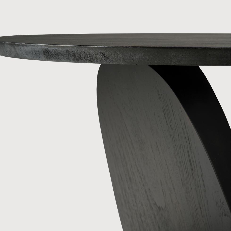 Stolik Oblic Teak black