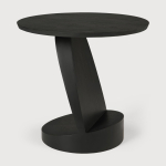 Stolik Oblic Teak black