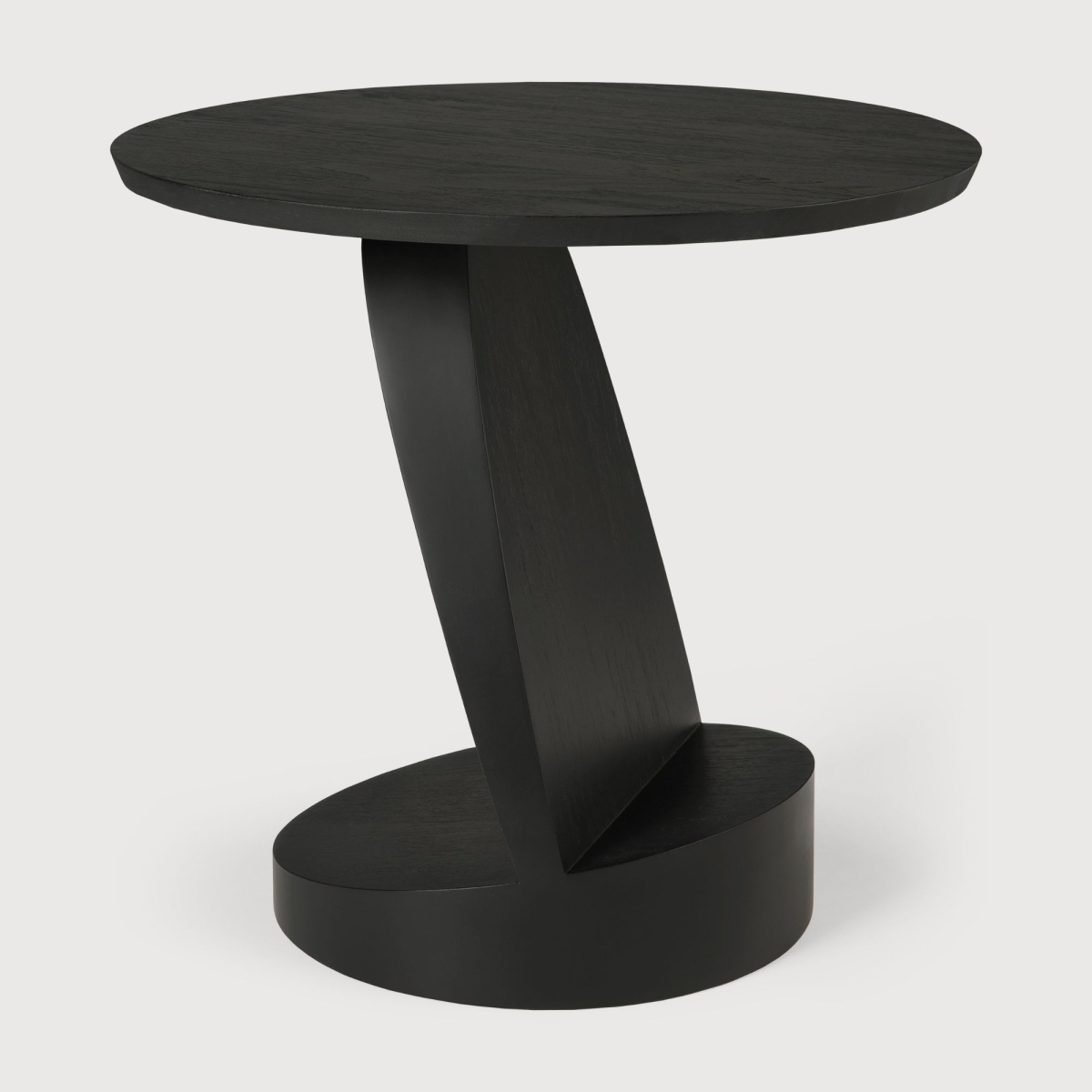 Stolik Oblic Teak black