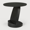 Stolik Oblic Teak black