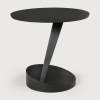 Stolik Oblic Teak black