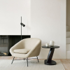 Stolik Oblic Teak black