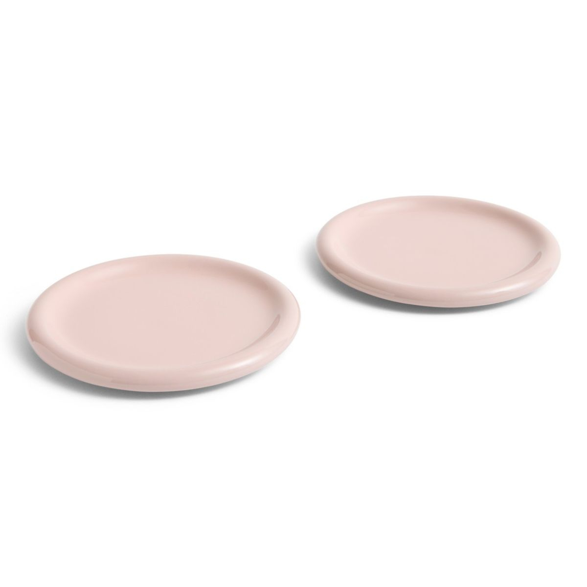Zestaw 2 dużych talerzy Barro Pink