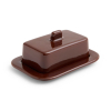 Maselniczka Barro Butter Dish Burgundy