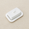 Maselniczka Barro Butter Dish Off White HAY