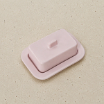 Maselniczka Barro Butter Dish Pink HAY