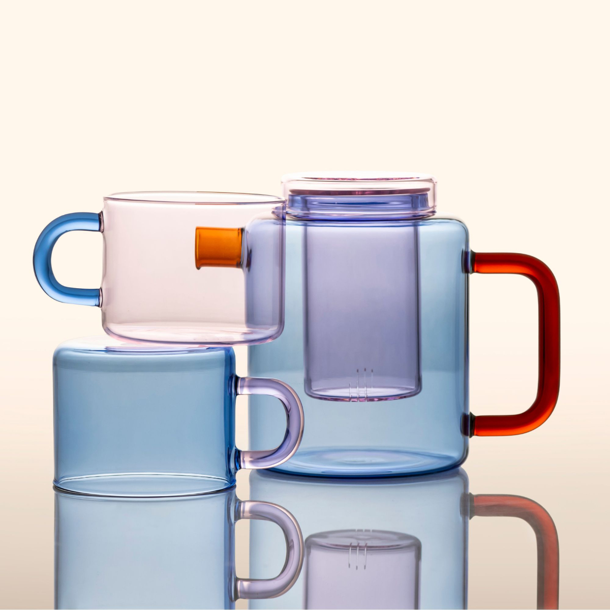 Zestaw dwóch szklanek Cha Mug Twilight