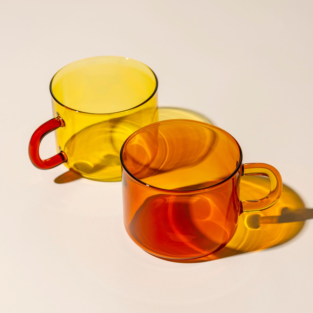 Zestaw dwóch szklanek Cha Mug Honeycomb