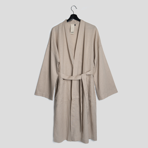 Kimono Linen Retreat Flax