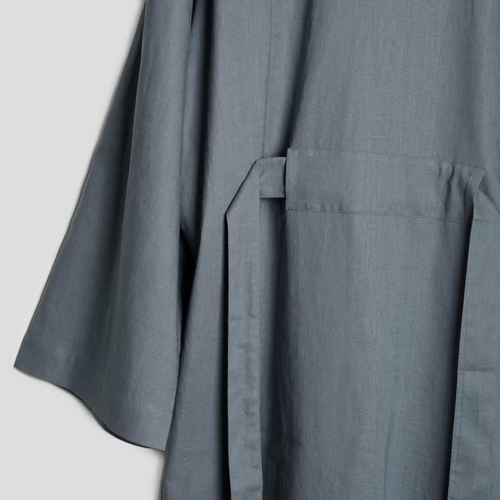 Kimono Linen Retreat Dusty Blue