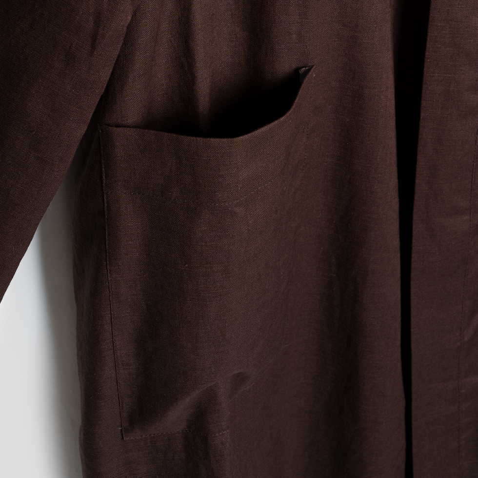 Kimono Linen Retreat Chocolate