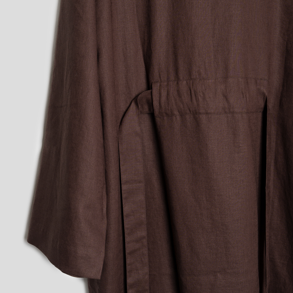 Kimono Linen Retreat Chocolate