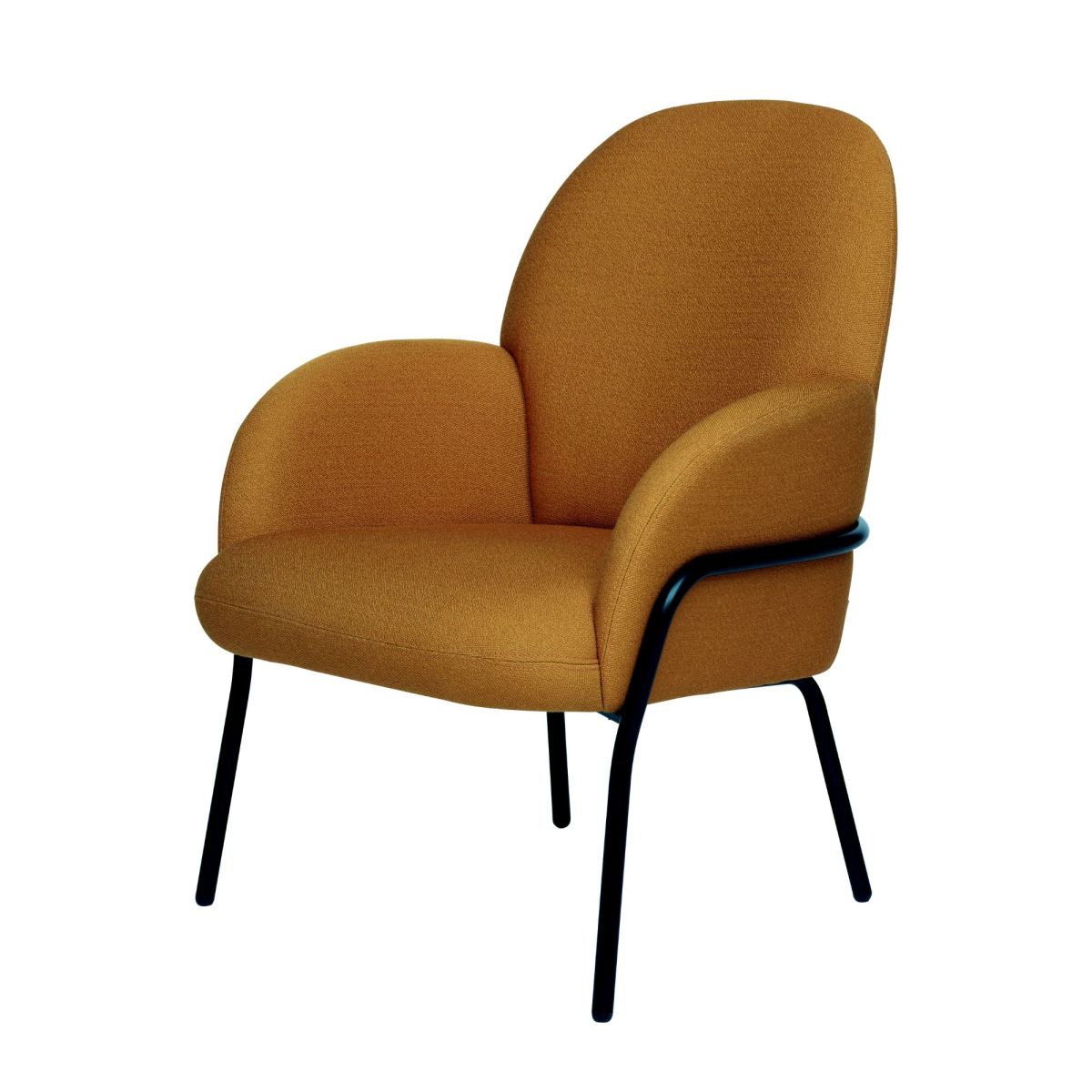 Utrzymany w skandynawskim stylu fotel Sling Fogia