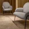 Utrzymany w skandynawskim stylu fotel Sling Fogia