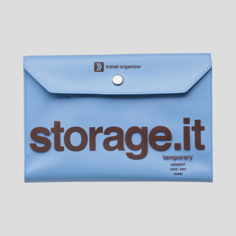 Etui na paszport Blue
