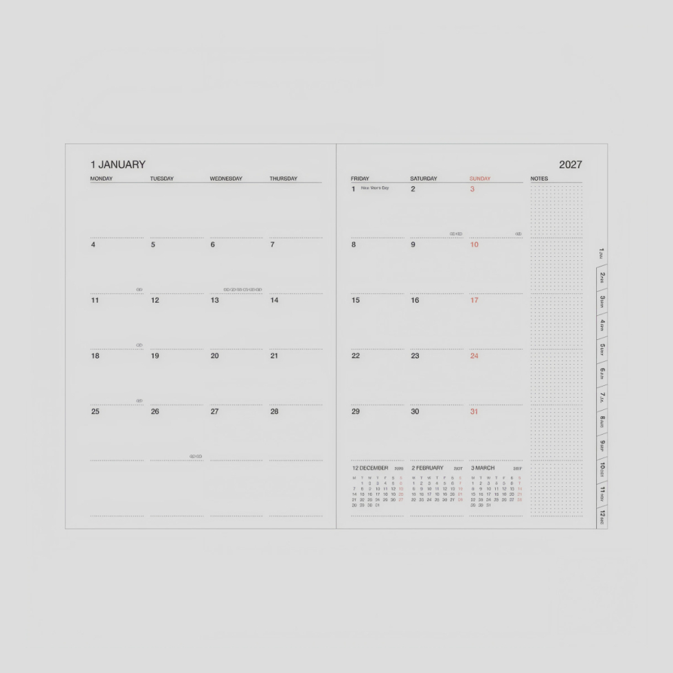 Kalendarz 2027 A5 Storage.it , Green