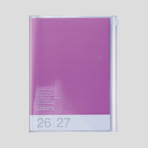Kalendarz 2027 A5 Colors Purple