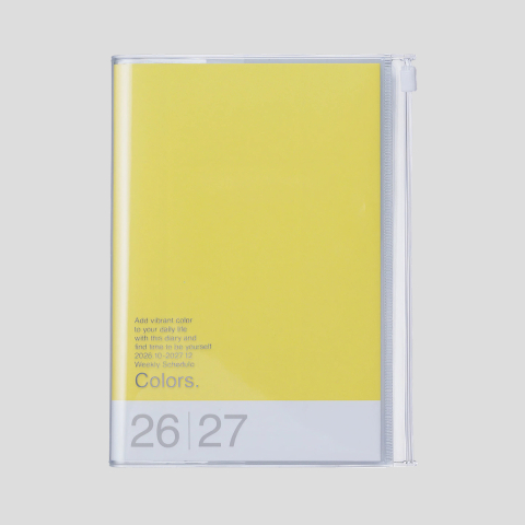Kalendarz 2027 A5 Colors Yellow