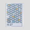 Kalendarz 2027 A6 Patterns , Wave Green