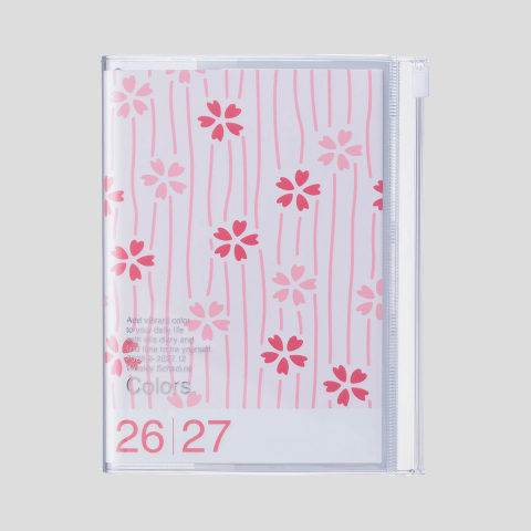 Kalendarz 2027 A5 Patterns , Cherry Blossom