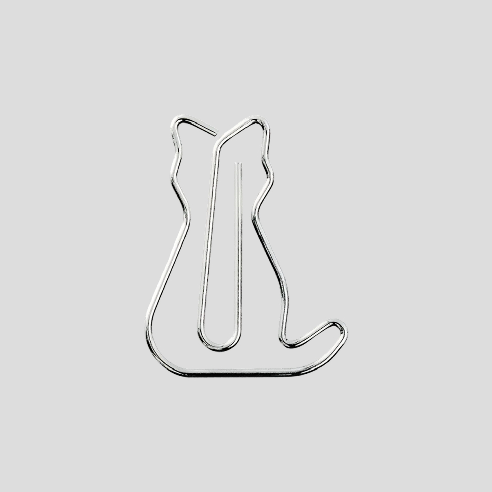 Zestaw spinaczy D-Clips Nano Kot