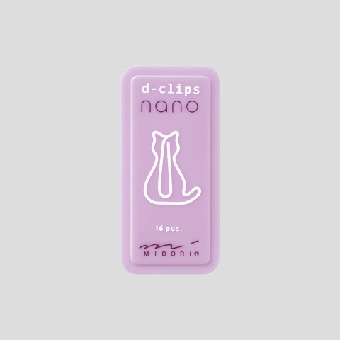 Zestaw spinaczy D-Clips Nano Kot