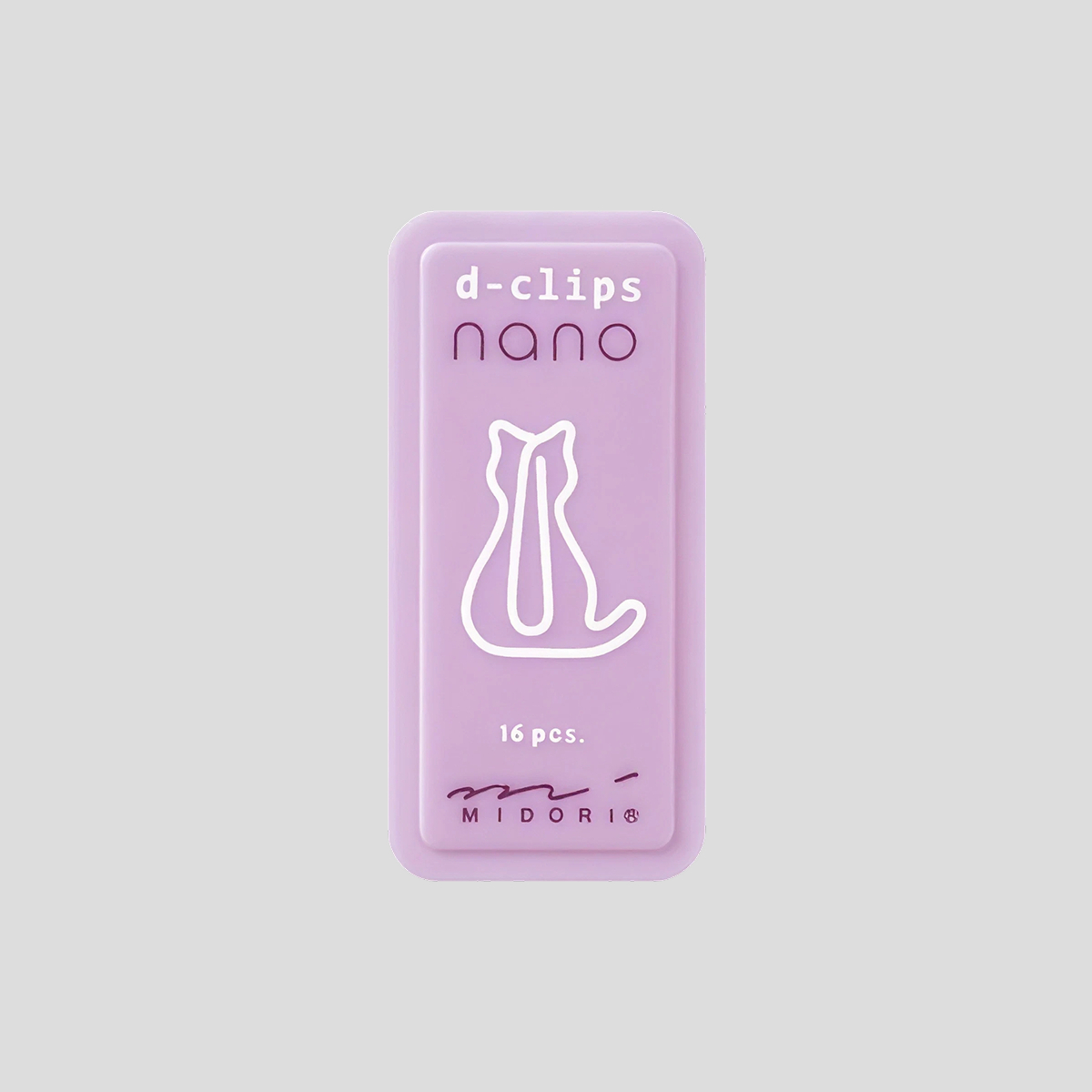 Zestaw spinaczy D-Clips Nano Kot