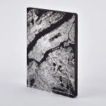 Notatnik Nightflight L Light NYC Silver