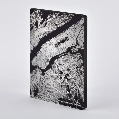 Notatnik Nightflight L Light NYC Silver