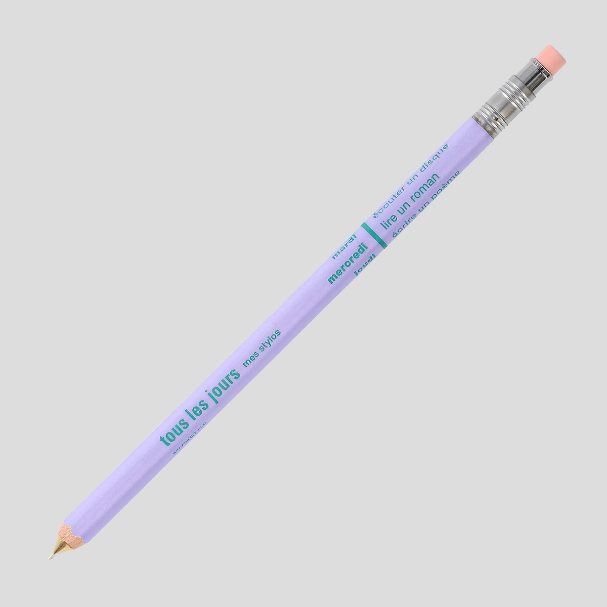 Ołówek mechaniczny z gumką Days Light Purple
