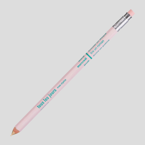 Ołówek mechaniczny z gumką Days Light Pink