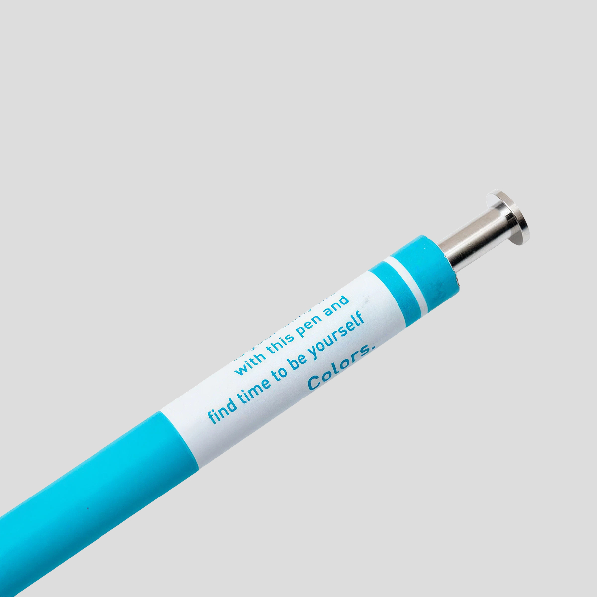 Długopis Gel Pen Bright Turquoise