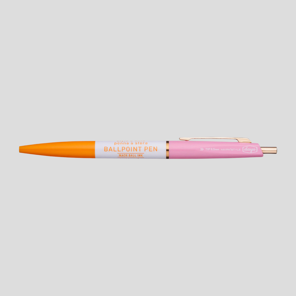 Długopis 3-Section Ball Orange Pink